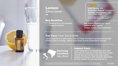 doTERRA Zitrone / lemon ätherisches Öl Vorteile