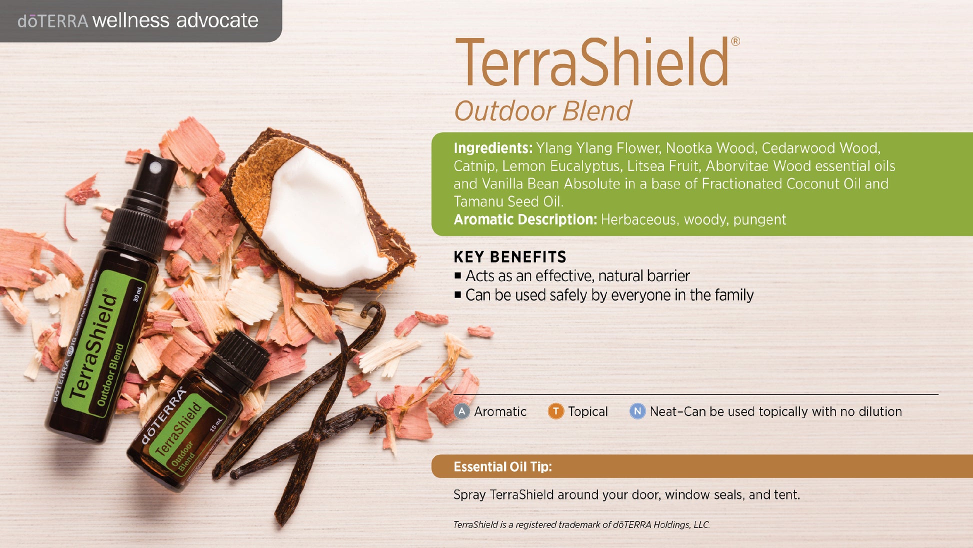 doTERRA terrashield 15 ml ätherische Ölmischung