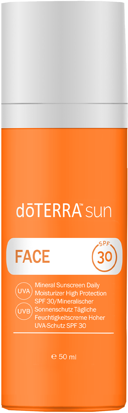 Doterra sun face mineral sunscreen moisturizer